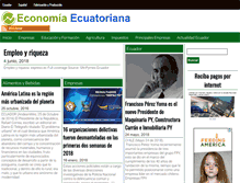 Tablet Screenshot of economiaecuatoriana.com